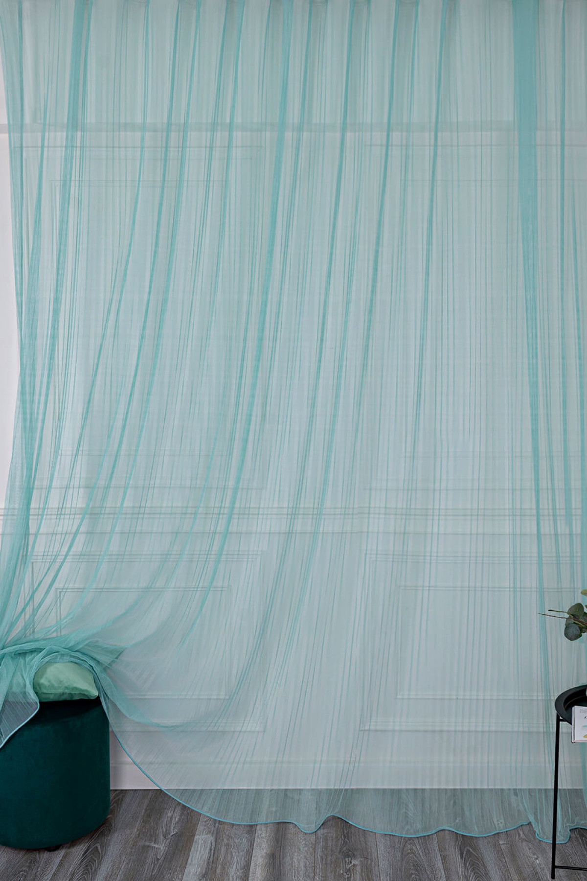 Плиссе Бирюзовый
